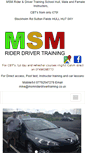 Mobile Screenshot of msm-motorcycle-training-cbt-hull.co.uk